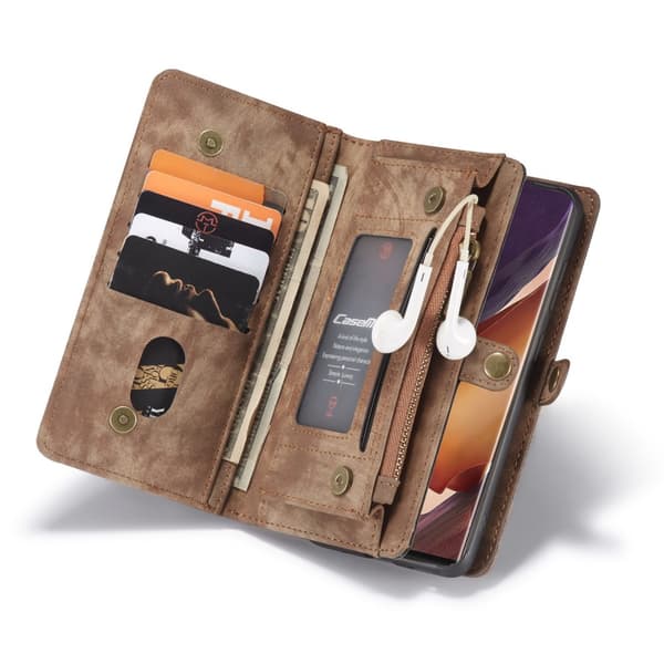 CaseMe Pungetui Multi-Slot Galaxy Note 20 Ultra Brun