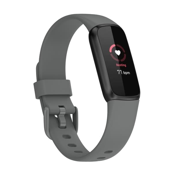 Silikone armbånd Fitbit Luxe Grey (L)