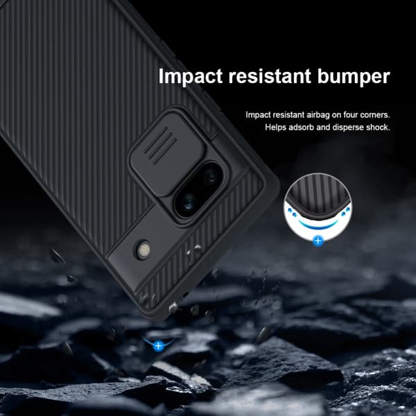 Nillkin CamShield Skal Google Pixel 7a Sort