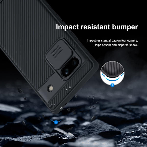 Nillkin CamShield Skal Google Pixel 7a Svart