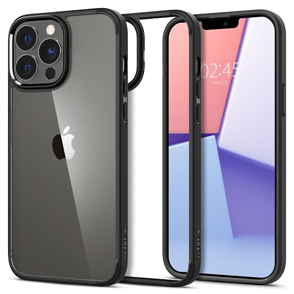 Spigen iPhone 13 Pro Max Case Ultra Hybrid Crystal Matte Black