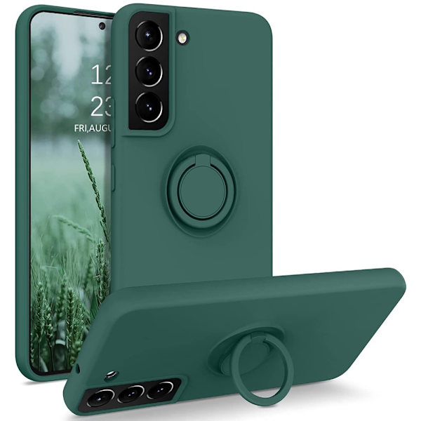 Samsung Galaxy S22 Plus -kuori renkaalla Vihreä