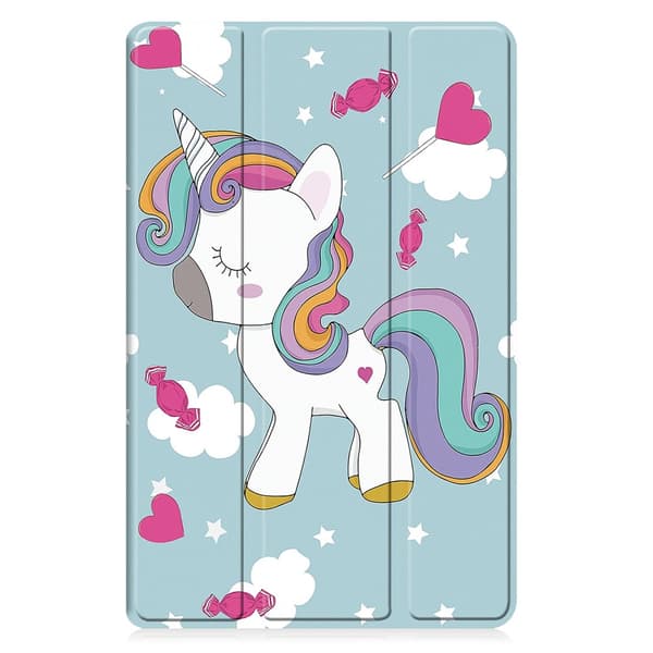 Samsung Galaxy Tab A11 Plus Kotelo Tri-fold Unicorn
