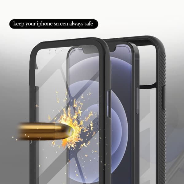 360 Heltäckande Skal iPhone 12 Mini Svart