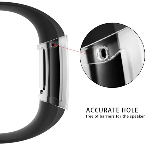 Fitbit Charge 3/4 läpinäkyvä suojakuori