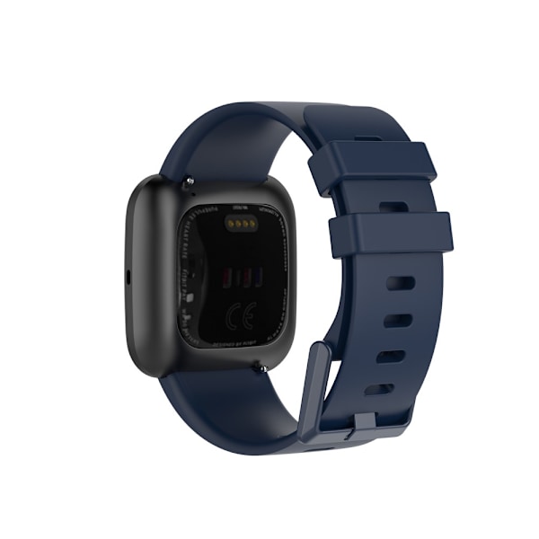 Silikonarmband Fitbit Versa/Versa 2 Mörk Blå