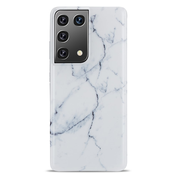 Skal TPU Samsung Galaxy S21 Ultra Valkoinen Marmori
