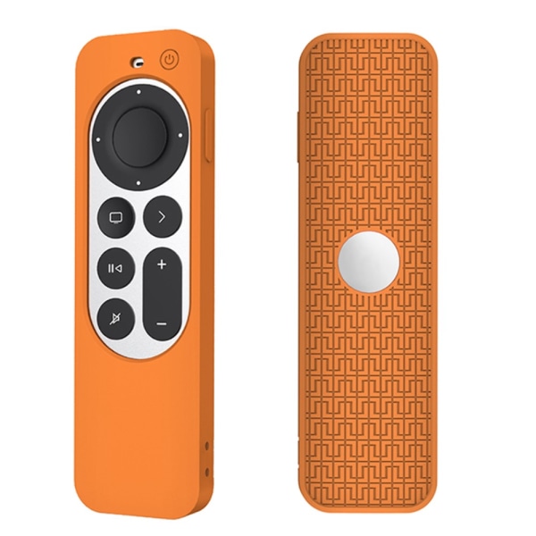 Silikonskal Apple TV 4K Fjärrkontroll 2021 Orange