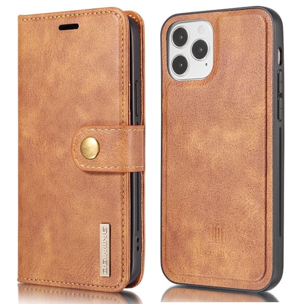 DG.MING 2-in-1 Magnet Wallet iPhone 13 Pro Max Cognac