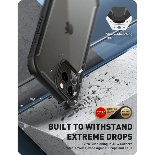SUPCASE Ares läpinäkyvä kotelo iPhone 14 Pro Max musta