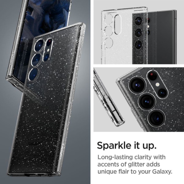 Spigen Samsung Galaxy S23 Ultra Case Liquid Crystal Glitter Clea