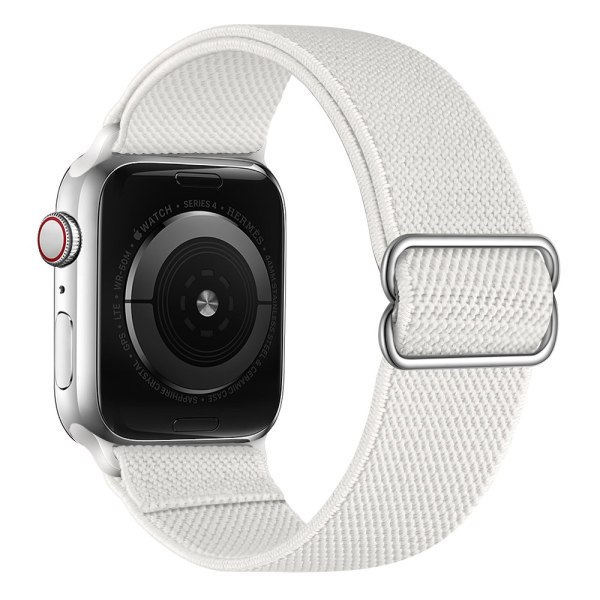 Elastiskt Nylonarmband Apple Watch Ultra 2 49mm Vit