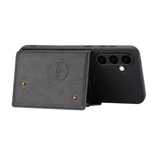 Etui med pung til Samsung Galaxy S24 Plus Sort