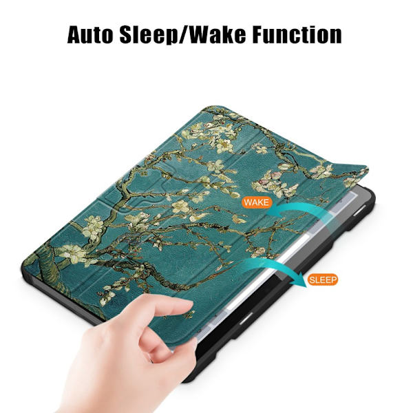 Lenovo Tab M10 (3. generation) Etui Tri-fold Kirsebærblomster