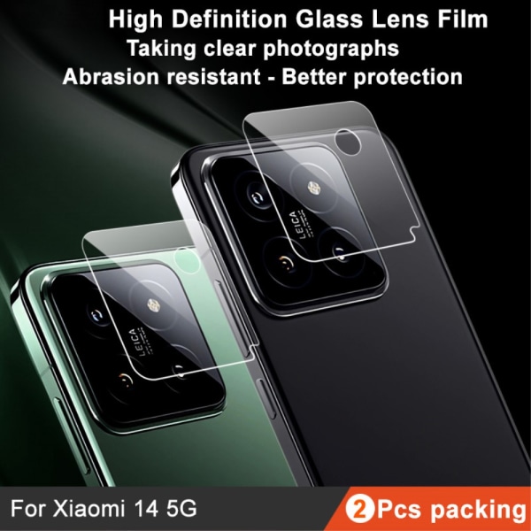 Imak 2 Pack Härdat Glas Linsskydd Xiaomi 14