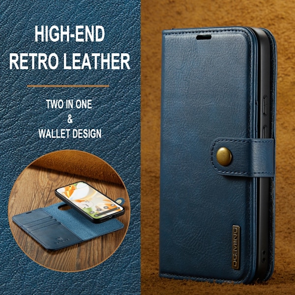 DG.MING 2-in-1 Magnet Wallet Google Pixel 9 Pro Blue