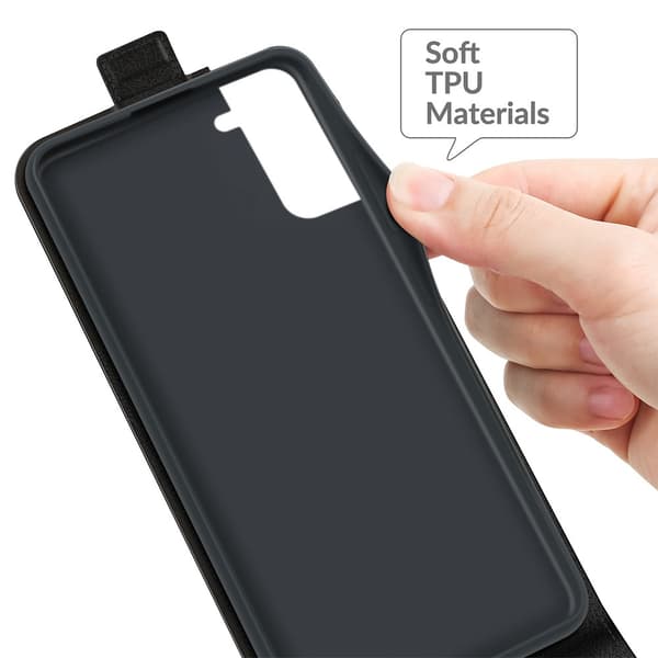 Flip Lædercover Samsung Galaxy S22 Sort
