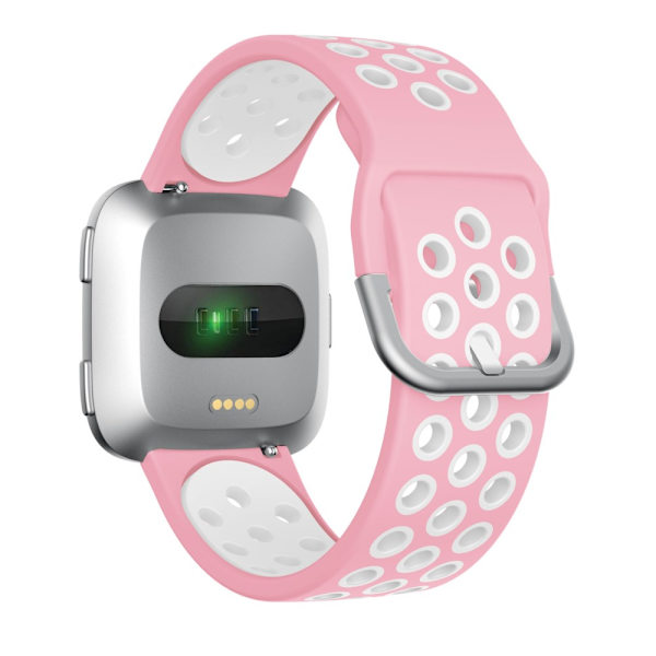 Sportarmbånd Fitbit Versa/Versa 2 Rosa/Hvid