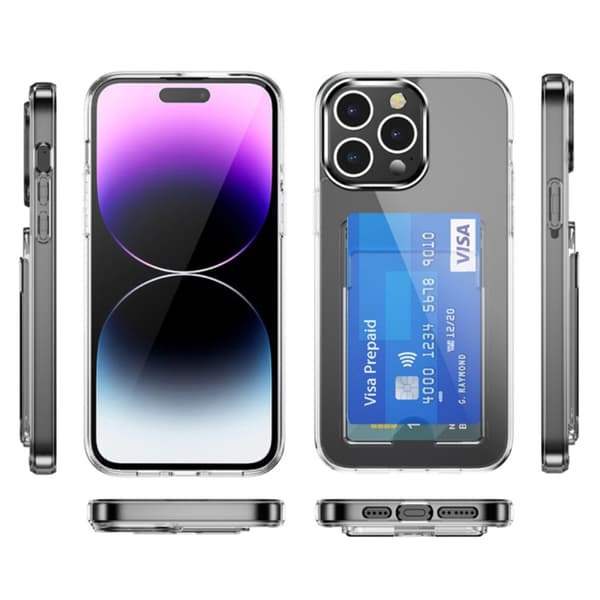 Skal Kortfack iPhone 15 Pro Transparent