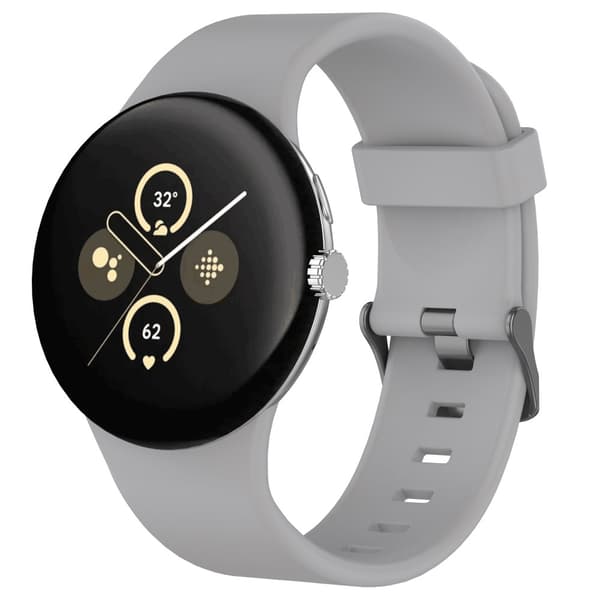 Silikone armbånd Google Pixel Watch 4 45mm Grå