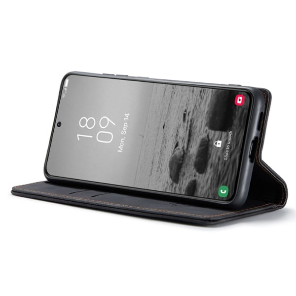 CaseMe Slim Plånboksfodral Samsung Galaxy S24 Plus Svart