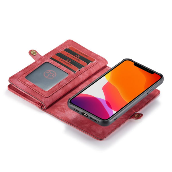 CaseMe Pungetui Multi-Slot iPhone 11 Pro Max Rød