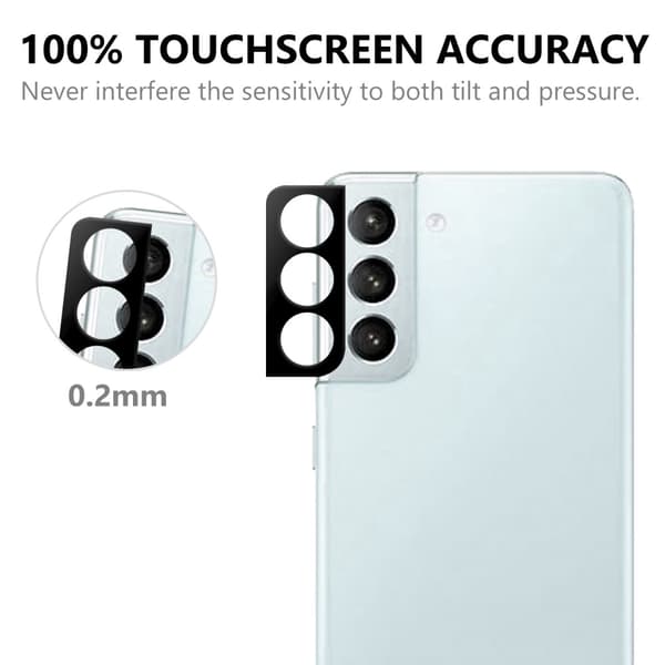 Hele linsebeskyttelse 0,2 mm Samsung Galaxy S21 Plus Sort