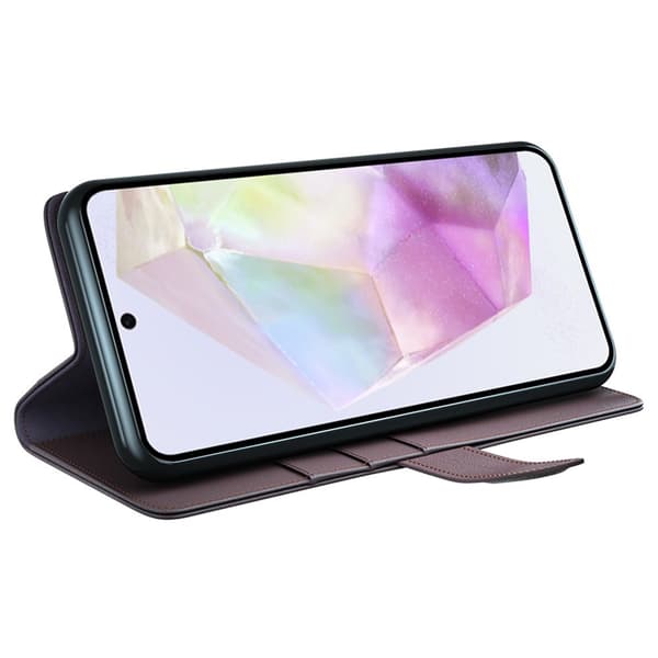 Äkta Läderfodral Samsung Galaxy A56 Brun