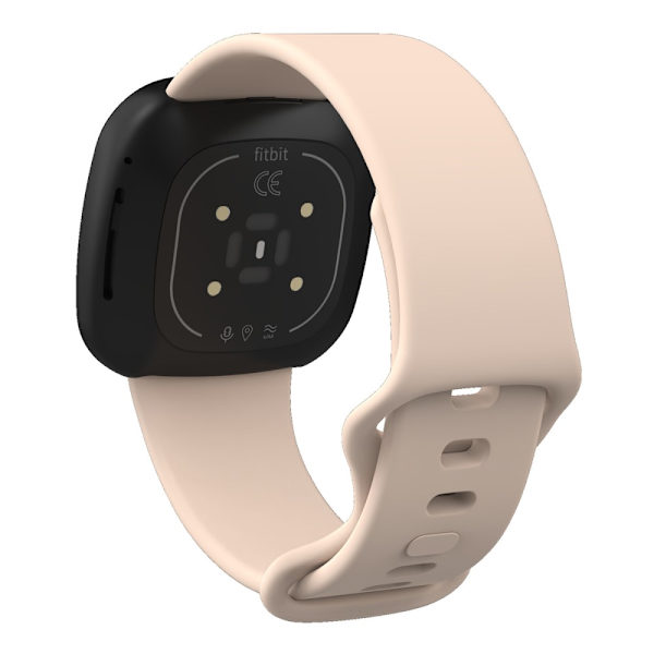 Silikonerem Fitbit Versa 4/Sense 2 Rosa (L)