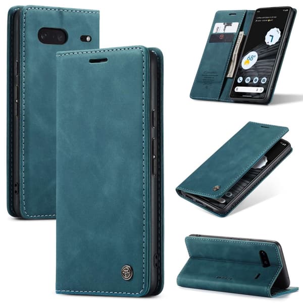 CaseMe Slim Lompakkokotelo Google Pixel 7 Sininen
