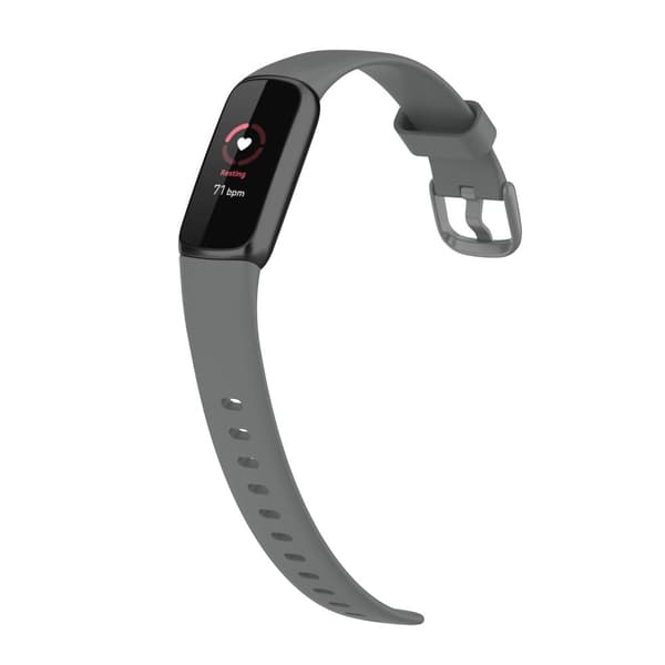 Silikone armbånd Fitbit Luxe Grey (L)