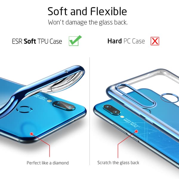 ESR Essential Slim Cover Huawei P20 Lite Blå