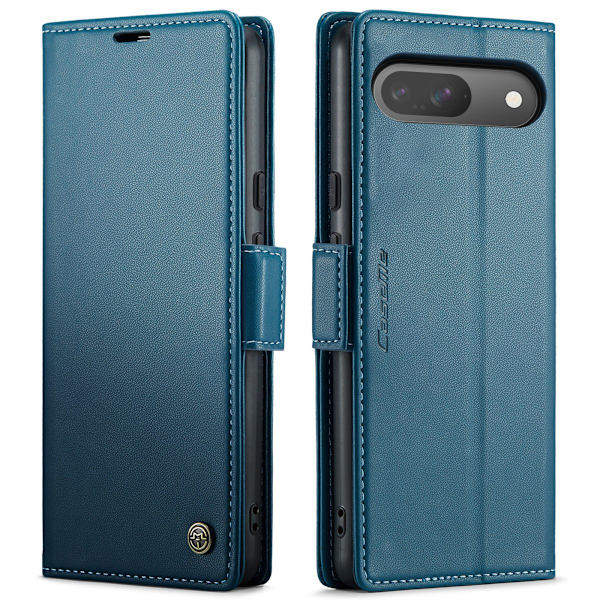 CaseMe Slim Plånboksfodral RFID-skydd Google Pixel 10 Blå