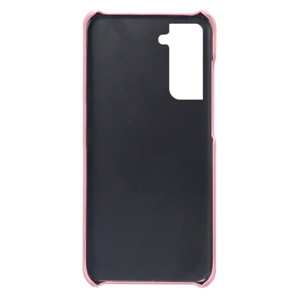Läderskal Kortfack Samsung Galaxy S24 Rosa