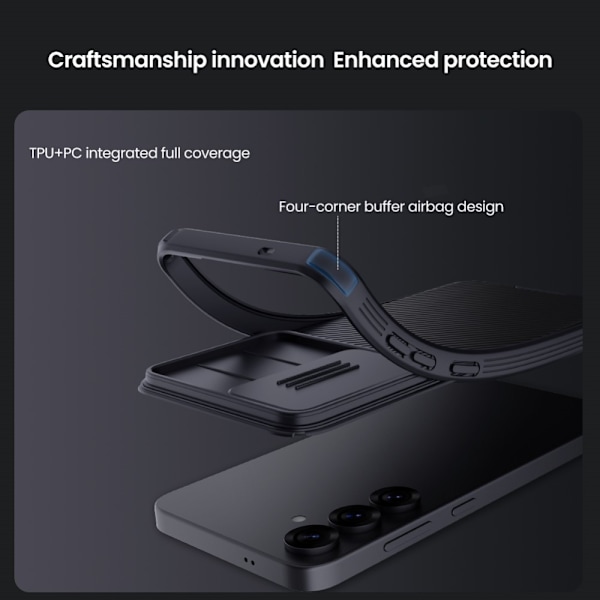 Nillkin CamShield Kotelo Samsung Galaxy S25 Musta