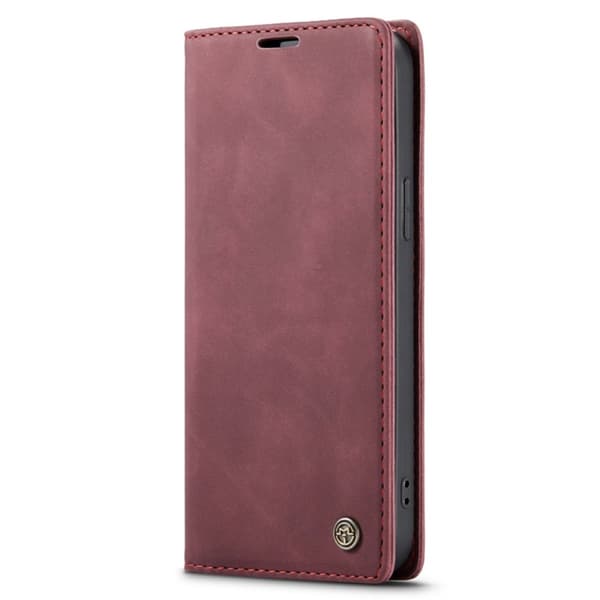 CaseMe Slim Plånboksfodral iPhone 14 Plus Röd