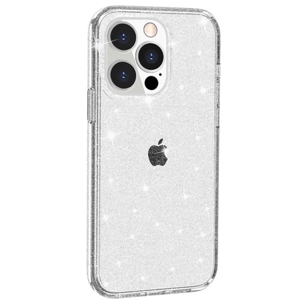 iPhone 14 Pro Max Kuori Glitter Läpinäkyvä