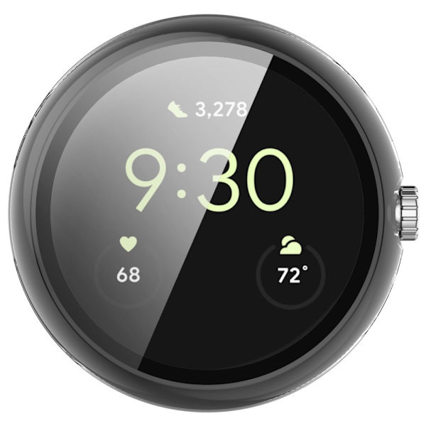 Google Pixel Watch Hårdplast + Glas Transparent