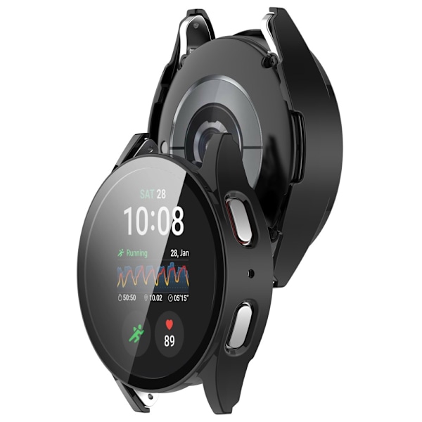 Samsung Galaxy Watch 7 40mm Hårdplast + Glas Sort