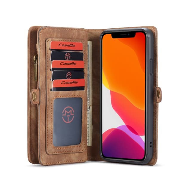 CaseMe Pungetui Multi-Slot iPhone 11 Pro Max Brun