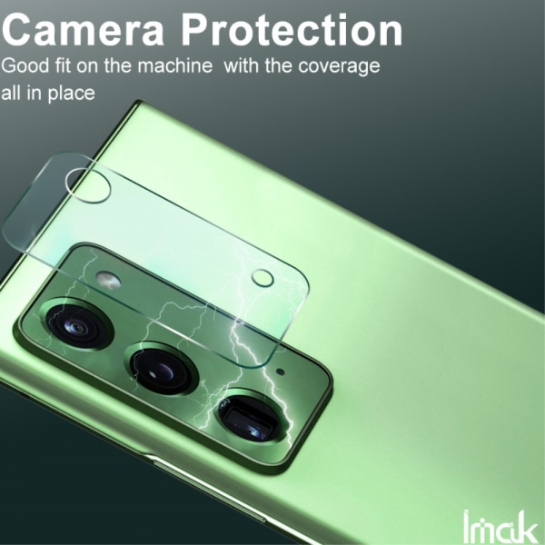 IMAK 2 Pack 0,3 mm hærdet glas linsebeskytter Galaxy Note 20