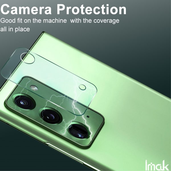 IMAK 2 Pack 0.3mm Härdat Glas Linsskydd Galaxy Note 20