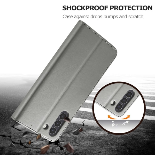LC.IMEEKE Plånboksfodral Samsung Galaxy S21 FE Svart