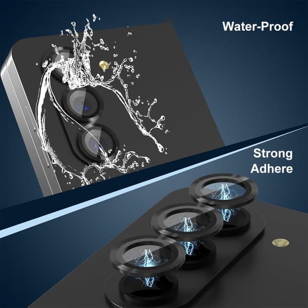 Hat Prince Härdat Glas Linsskydd Samsung Galaxy Z Fold 6 Blå