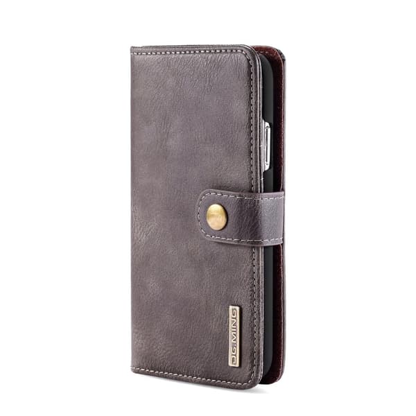 DG.MING 2-in-1 Magneettilompakko iPhone 11 Ruskea