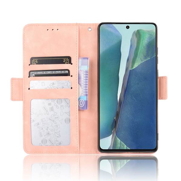 Monikäyttöinen lompakkokotelo Samsung Galaxy S20 FE, vaaleanpunainen