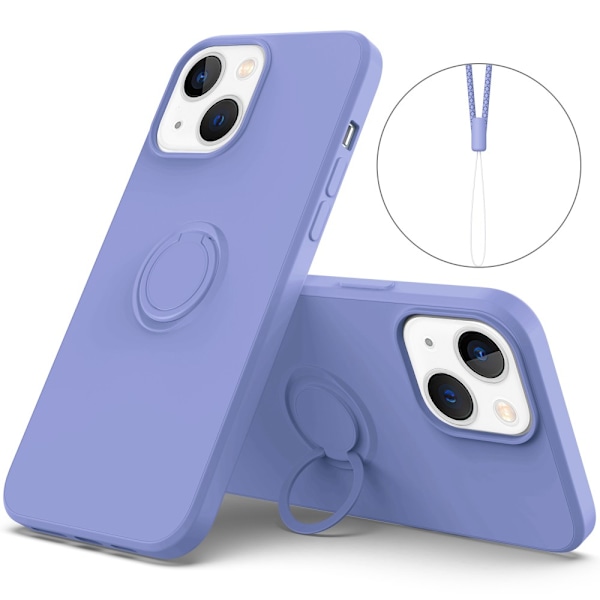 iPhone 14 Plus Skal Med Ringholder Lilla