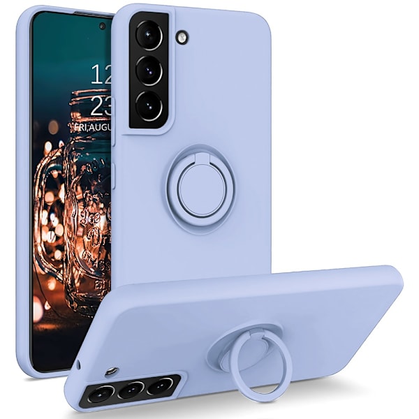 Samsung Galaxy S22 Plus -kuori rengaskannattimella, lila