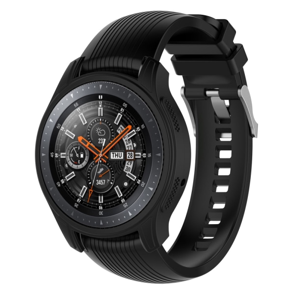 Silikonecover til Samsung Galaxy Watch 46mm/Gear S3 Frontier Sort
