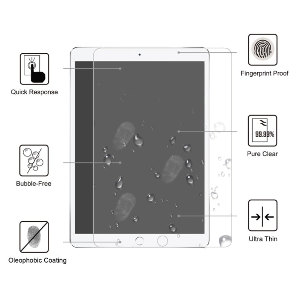 iPad Pro 10.5 2nd Gen (2017) Skärmskydd Härdat Glas 0.3mm